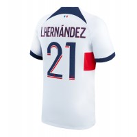 Moški Nogometni dresi Paris Saint-Germain Lucas Hernandez #21 Gostujoči 2023-24 Kratek Rokav